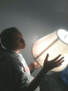 singing to a lamp