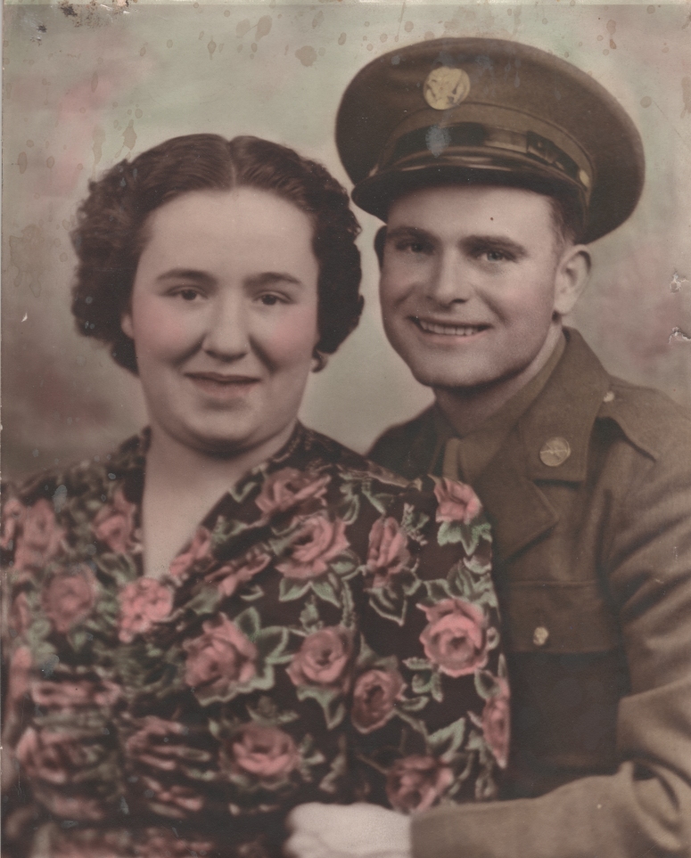 Kathleen and Clyde c1943